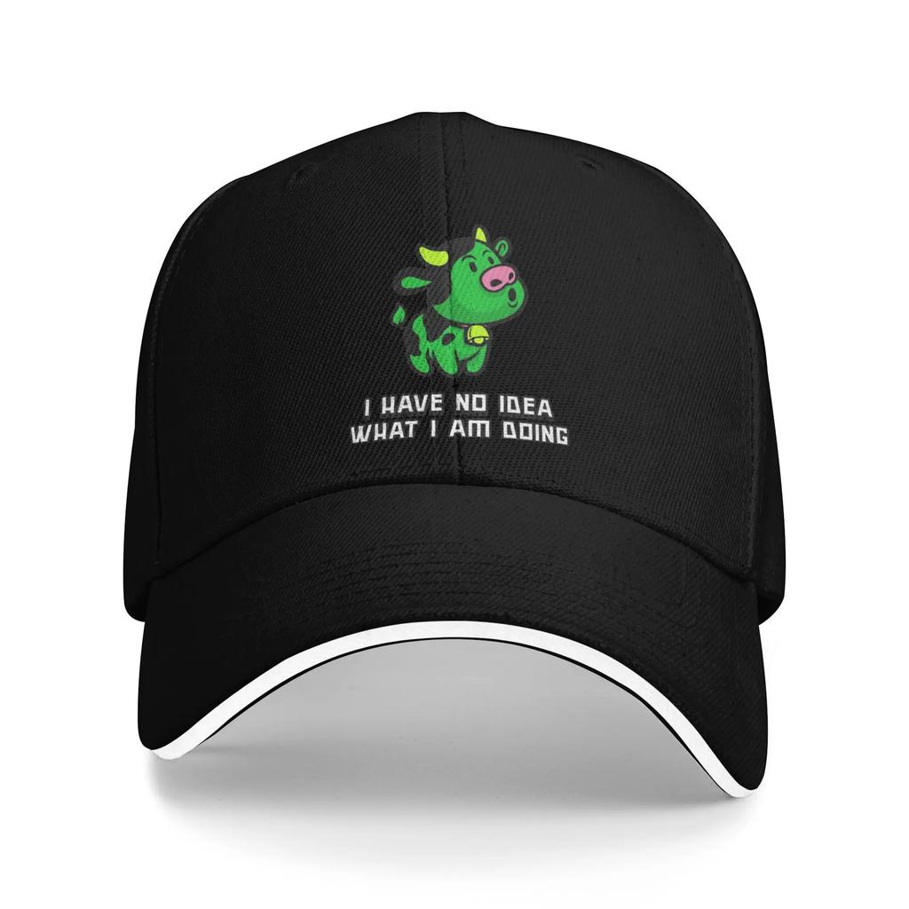 I Have No Idea What Im Doing Baseball Cap  Hiking Fishing Breathable Trucker Hat Couple Women Casual Print Snapback Cap