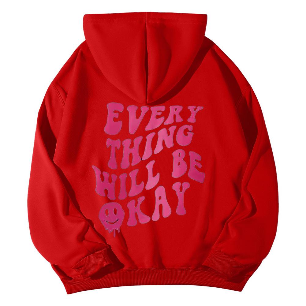 SOLY HUX Women's Sweatshirt Pattern Hoodie Casual Long Sleeve Loose Pullover with Kangaroo Pocket