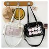 Damska Przezroczysta Torebka na Ramię DIY Ita Bag Dziewczęca Urocza Torebka Crossbody do Szkoły