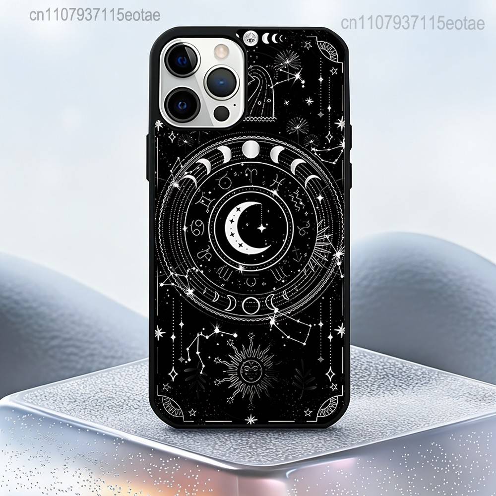 Witches Moon Tarot Mystery COOL Case For iPhone 17,16,15,14,13,12,11,Pro,Max,Plus,Mini,SE4,E Magnetic Magsafe Wireless Charging