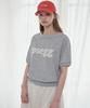 Koseuegeu Lace Logo Half Sweatshirt_Ehts6275 (Melange Grey)