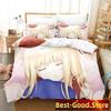 Comforter The Angel Next Door Spoils Me Rotten Anime Bedding Set Printed With Soft Queen King Size Bedclothes Home