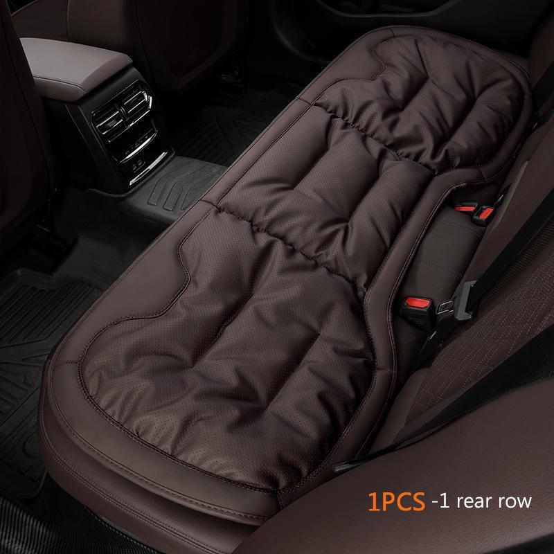 NAPPA Leather Car Seat Cushion For Driving ,For Tesla Model 3 Model Y L Model X Non-Slip Bottom Protector Breathable Covers