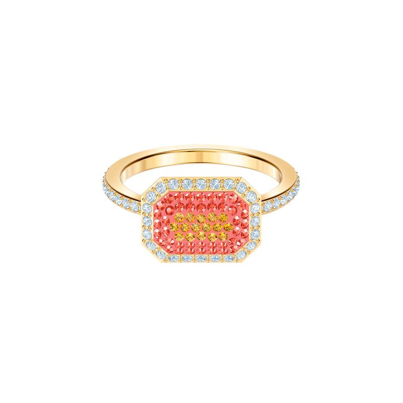 Swarovski No Regrets colorful square ring for women 5474415