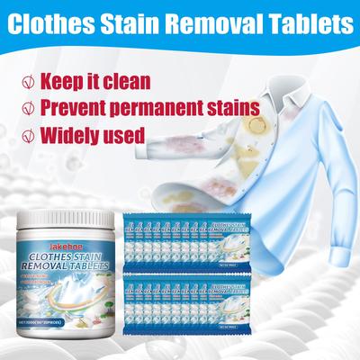 Laundry Tablets, Powerful Stain Remover and Decontamination Detergent for Clothes and Underwear