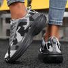 Women'S Camouflage Wide Toe Shoes Big Toe Friendly Sneakers Dirt Resistant Special Training Work Shoes Breathable Women'S Shoes