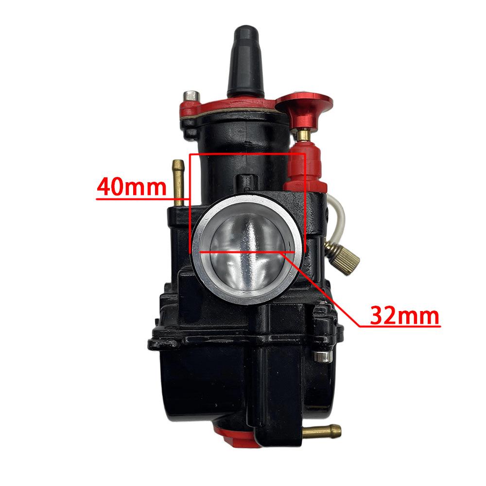 PWK28 Svart Racing Förgasare CNC för Höghastighetsmotorcykel & ATV Modifiering (30/32/34)
