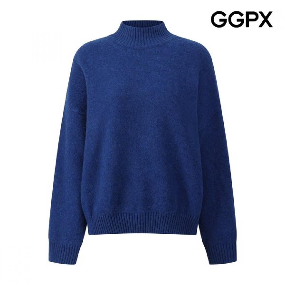 Turtleneck Plain Wool Knit Gq1kp027f blacks/F