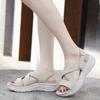 New 2025md Lightweight Sandals Casual Sports Comfortable Thick Sole Velcro Large Size Women's Shoes Fashionable And Versatile