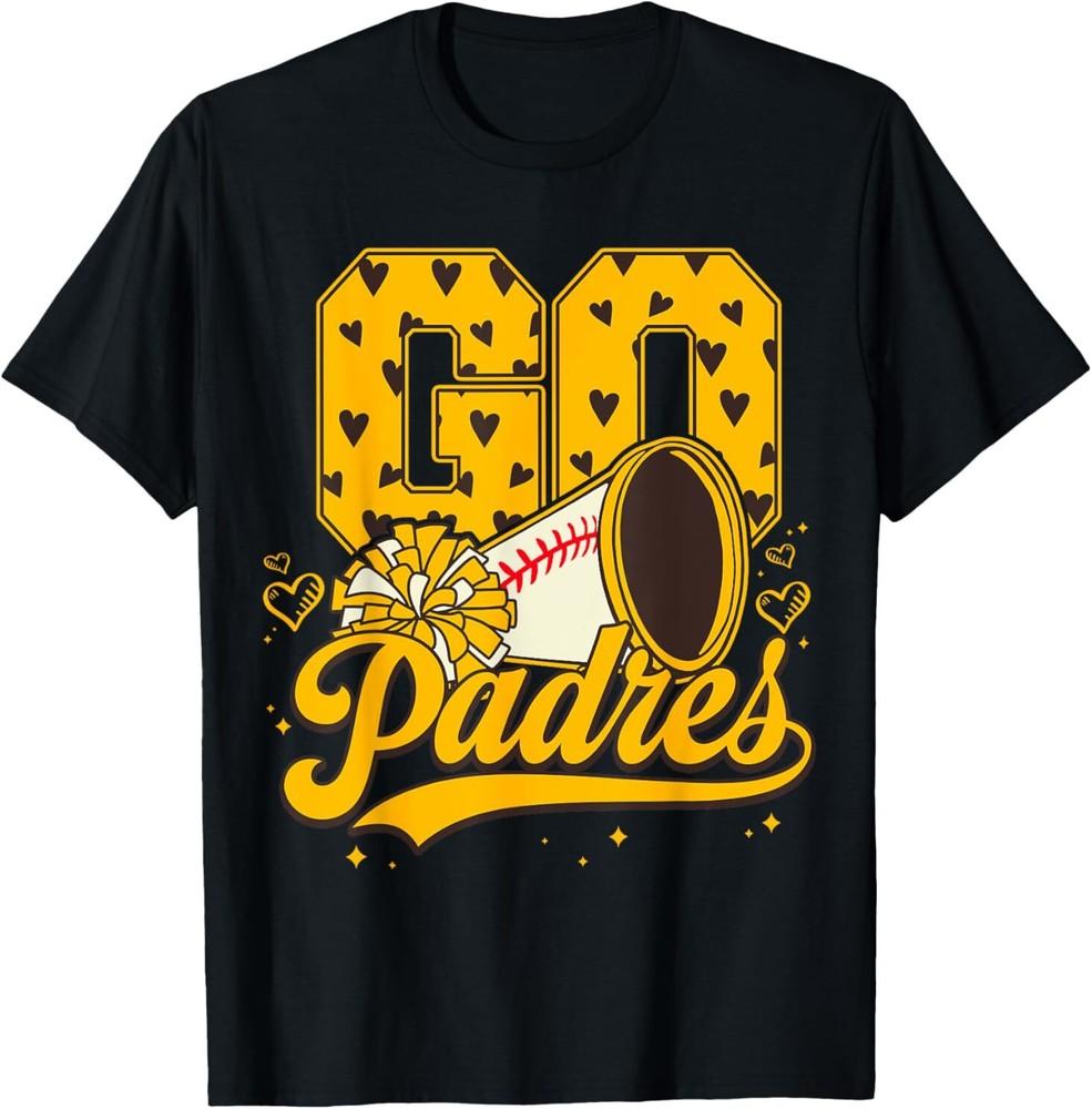 Go Padres Cheering Padres Lover Men Women Kids T-Shirt Unisex T-Shirt L