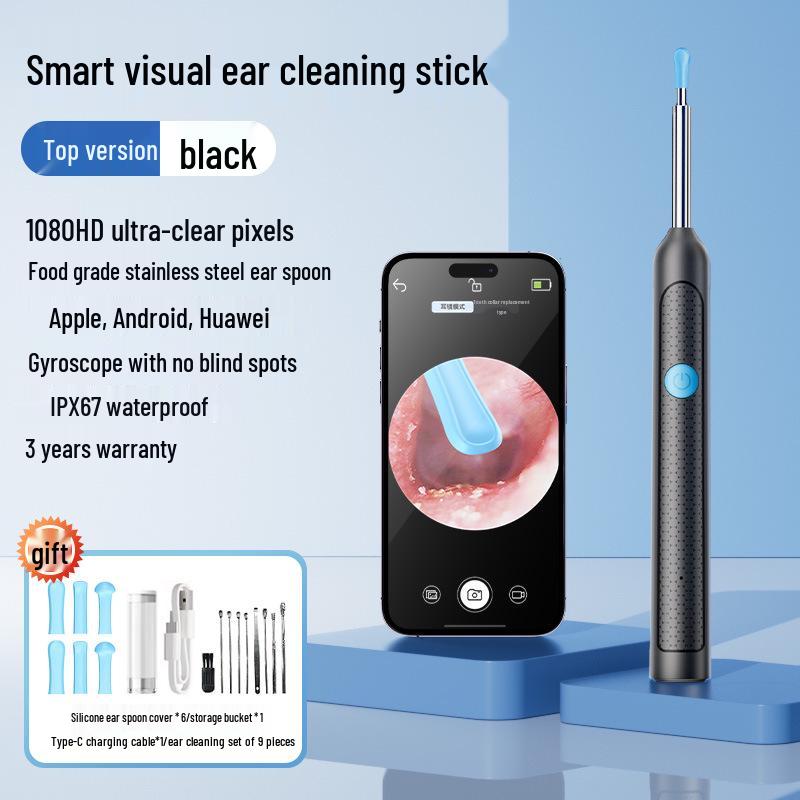Bluetooth Luminous Ear Cleaning Endoscope for Kids - Smart Visual Ear Tool