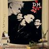 Band Rock D-Depeche M-Mode Şarkıcı Renkli Duvar Halısı Bohem Duvar Halıları Mandala Duvar Sanatı Dekor