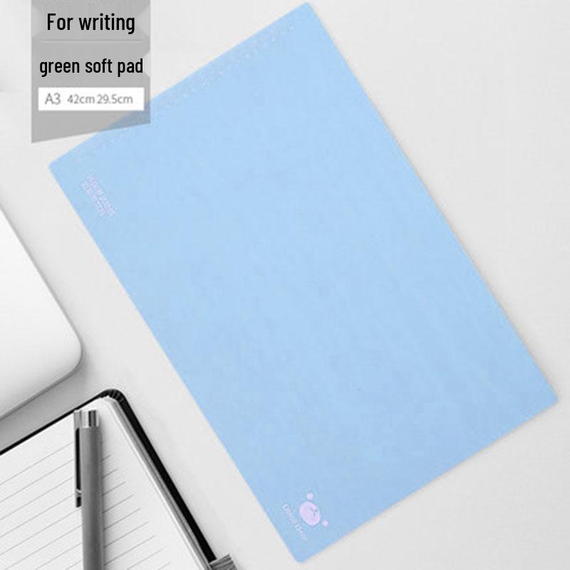 Colorful Soft Silicone Writing Pad for A4 & A3 - Ideal for Students and Exams