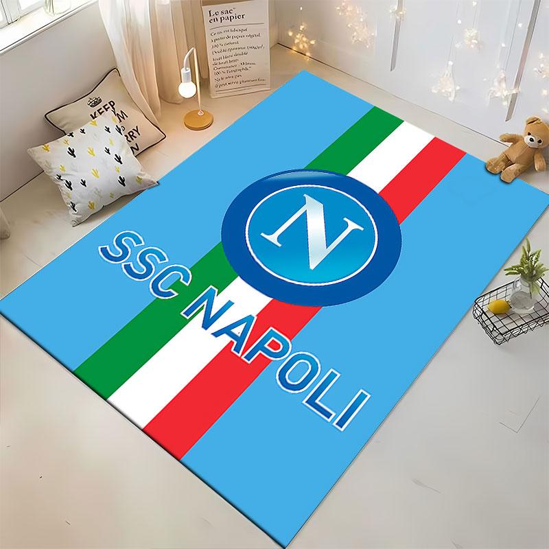 Napoli Football Club Carpet Suitable As a Non-slip Mat for the Living Room or Bedroom Sofa