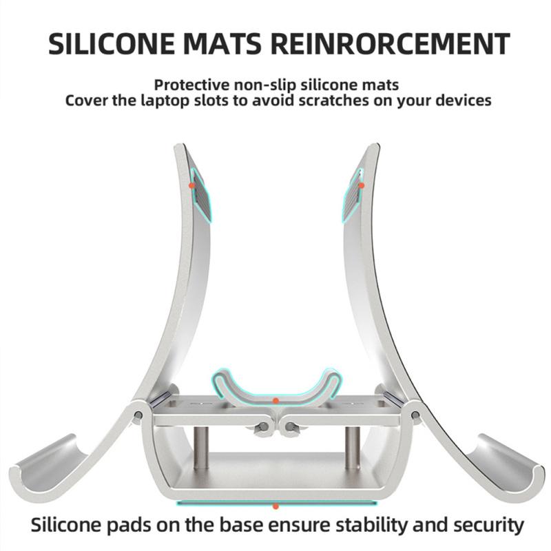 Non-slip Mechanical Gravity Tablet Bracket Home Office Notebook Universal Vertical Space Saving