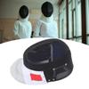 Fencing Sports Mask Fencing Protective Helmet with Padded Bib for Daily Practice and Competition Black