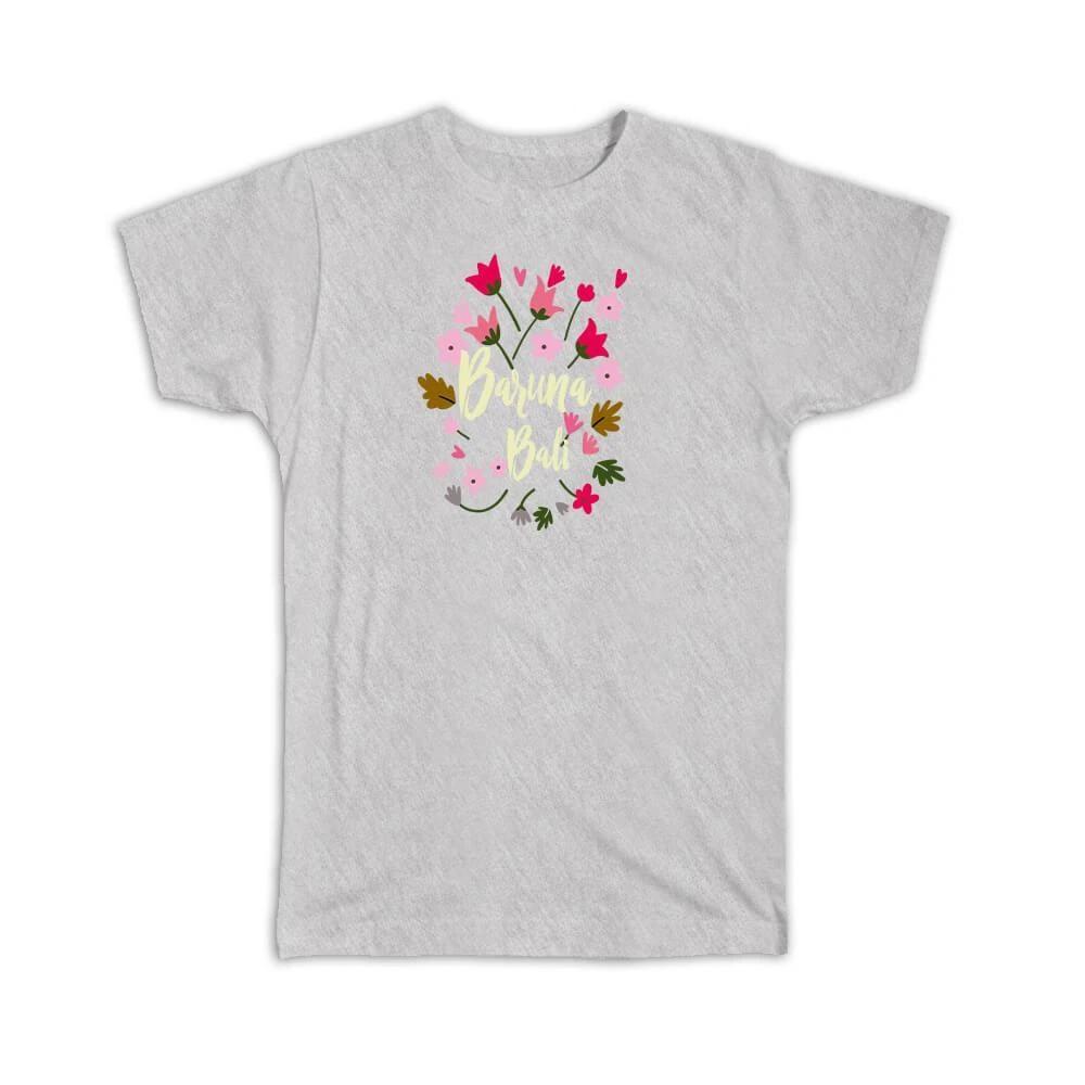 Gift T-Shirt : Flowers Graphic Baruna Bali Indonesia Surfer 2XL