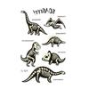 Luminous Tattoo Stickers Temporary Fake Tattoos Kid Glow Paste On Face Arm Leg for Children Body Art Mermaid Dinosaur Sticke