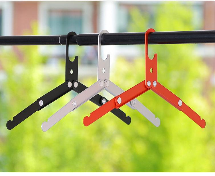 Portable Aluminum Multi-functional Non-slip Folding Travel Hanger
