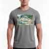 Leaping Laelaps By Charles R Knight Dinosaur Painting Tshirt Summer Casual Cotton Tee Oversized Streetwear Tops