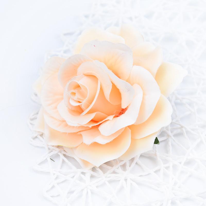 10 cm Hohe Qualität Seidenrosen Blumenwand Hochzeit Heimdeko Weihnachten DIY Brosche Brautaccessoires Ausverkauf Künstliche Blumen