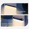 Solar Wall Lights Outdoor Wall Mounted Solar Lights Outdoor Motion Activated 8 LED Waterproof Spotlight Fixture For Courtyards