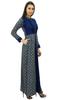 Bimba Women's Pashmina Blend Printed Maxi Winter Jilbab Dress