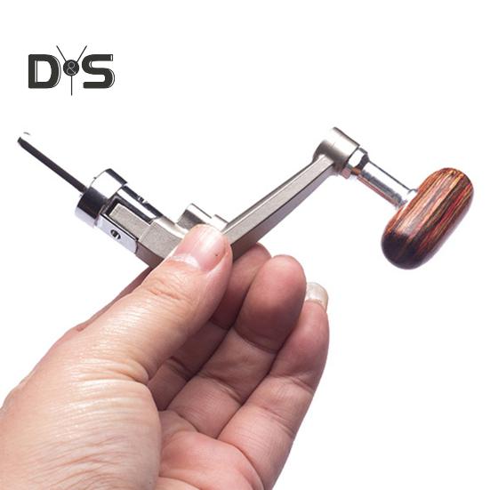 Angelrolle Kipphebel Klappbar Hochleistungs-Universal-Angel-Spinnrolle Power-Griffgriff Ersatzteile Angelzubehör