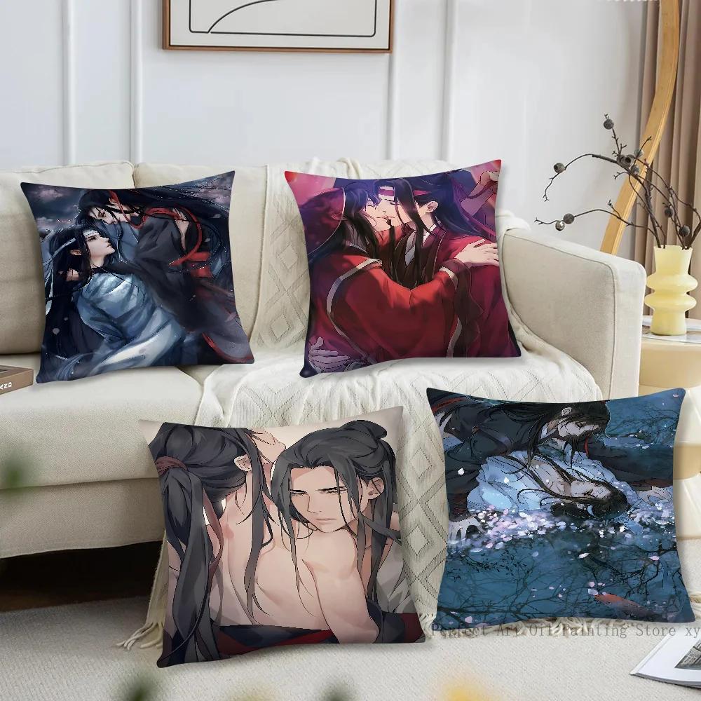 Anime Grandmaster Mo Dao Zu Shi MDZS Pillow Bedroom Sofa Leisure Comfort Cushion Car Living Room Home Decoration