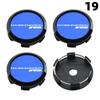 4PCS OD 60MM / ID 56MM Cap For Rims WORK EMOTION EQUIP MEISTER VS Emblem Wheel Center Cap Sport Car Logo Wheel Cover Hub Caps
