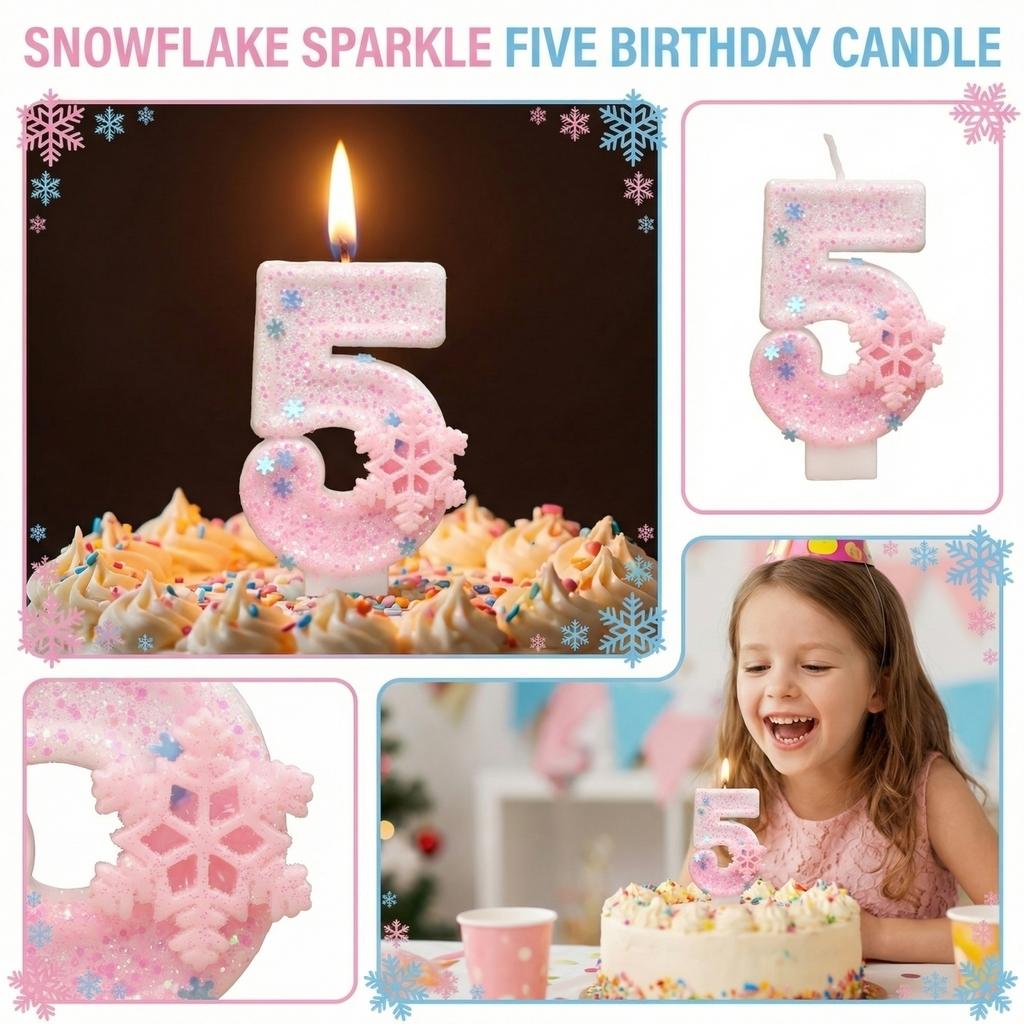 Candeline di Compleanno Creative a Cartoni Animati Moda Candeline Digitali per Feste