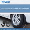 For Honda CIVIC Sedan 2006-2011 Splash Guards Mud Flaps Fender Mudflaps  Car Mud Flap Mudguards Front and Rear