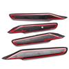 4PCS Carbon Fiber Interior Door Armrest Cover Trim Fit For Honda Civic