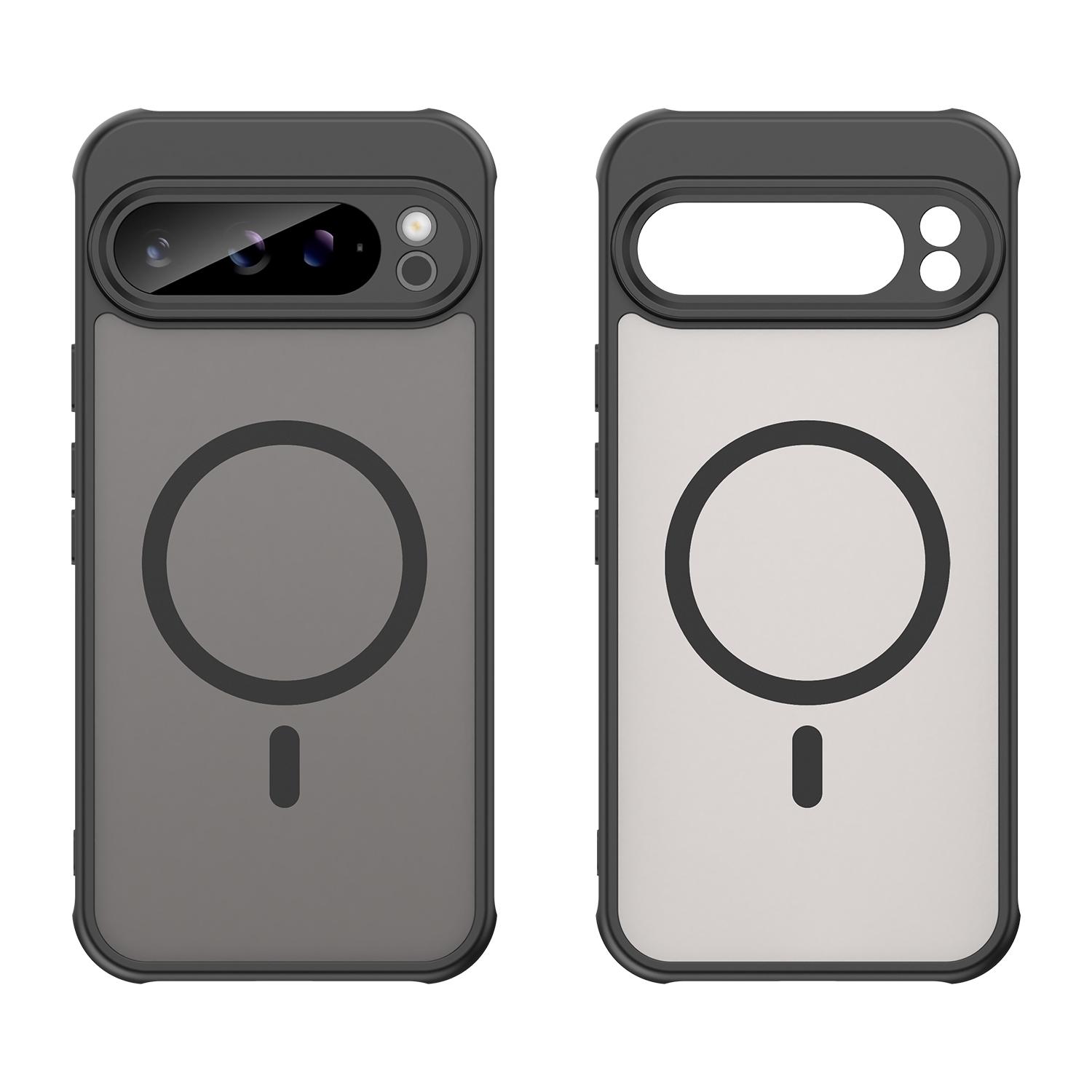 

Rugged Armor Solid Color Matte Shockproof Phone Case for Google Pixel 10 9 A Pro XL Magnetic Wireless Charge Clear Protect Cover Google Pixel 10 Pro