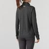 Under Armour Solid Color Casual Fitness Training Running Comfortable Long Sleeve T-Shirt Women Tops Black 1384249-001
