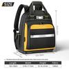 Large Capacity Tool Backpack Waterproof Wear-resistant Heavy Duty Tool Organizer Thickened with Hard Bottom Electrician Tool Bag