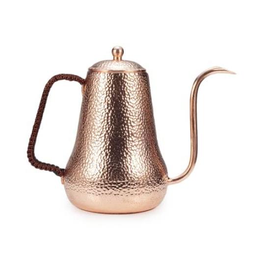 

Handmade pure copper pot Pure copper drip pot Coffee pot for drip use only Copper pure copper coffee pot - - - Narrow-mouth (900мл/500мл) (900мл)
