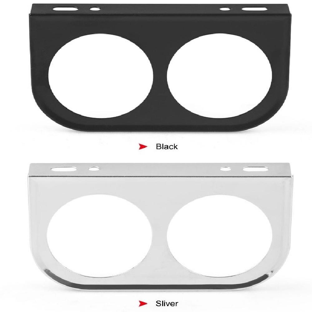 52mm Gauge Holder, 2 Inch FadeProof Dashboard Gauge Pod, Easy To Install For Vehicles (Black)