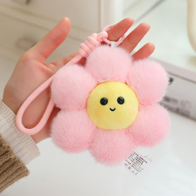 New Cute Gummy Flower Sunflower Pendant - Sweet Portable Style Women's Bag Charm