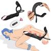 Anal Plug Dildo Vibrating Double Penetration Butt Plug Vibrator Cock Ring For Men Strap On Penis Vagina Sex Toys For Couples