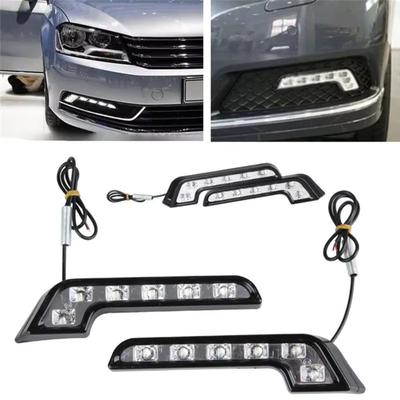 6 LED Daytime Running Lights Waterproof Fog Light Lights L Shaped Driving Lamp  Car Driving