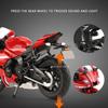 1/12 YAMAHA R1 Spielzeugmotorradmodell Legierung Diecast mit Sound Licht Gummireifen Maßstabsmodell Motorrad Spielzeug für Kinder Sammlung