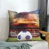 Fußball-Print Kissenbezug Heimdeko Kissenbezug Sofa Auto Überwurf