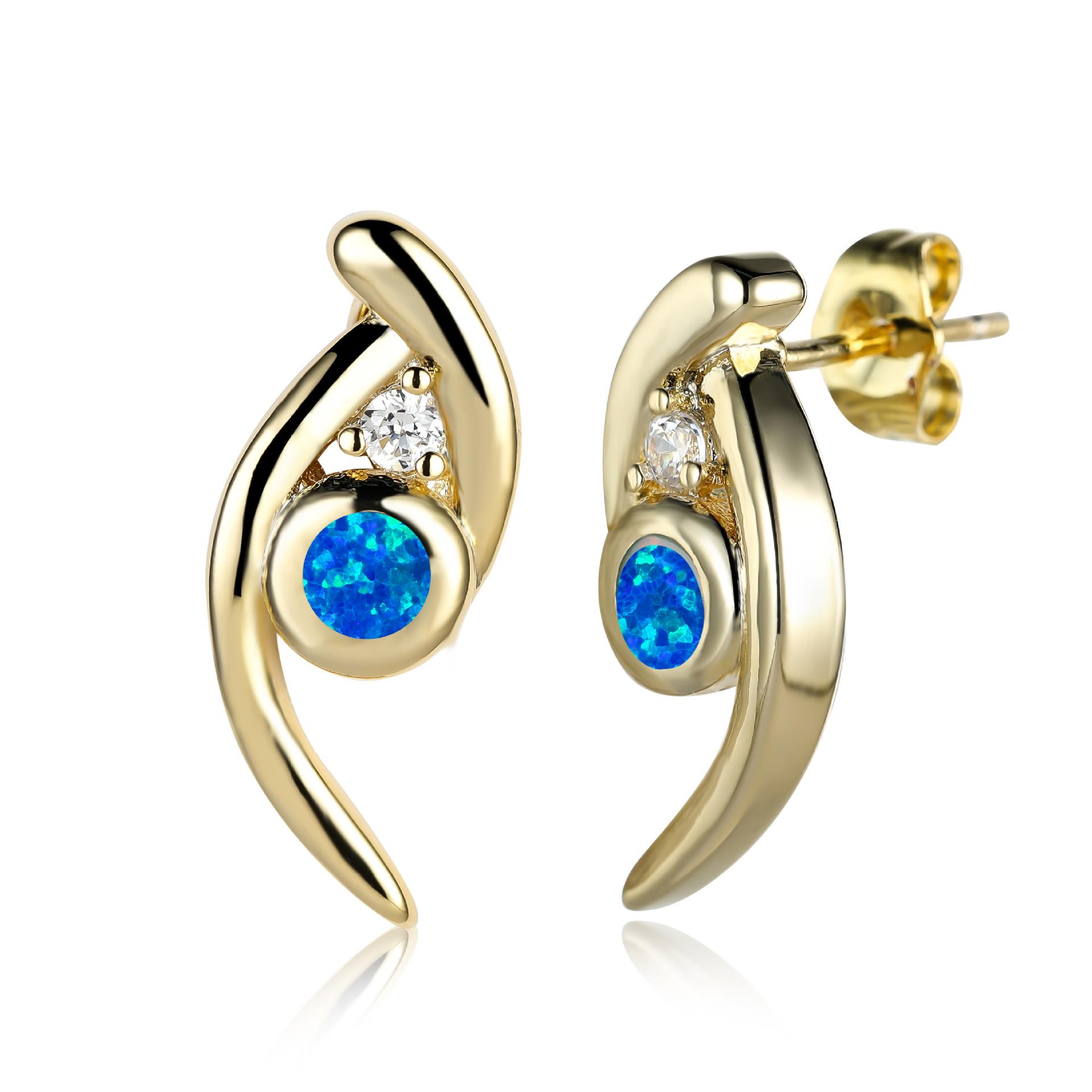 

Французские круглые персонализированные серьги с одной фианитовой вставкой в виде бриллианта, нишевый и элегантный темперамент