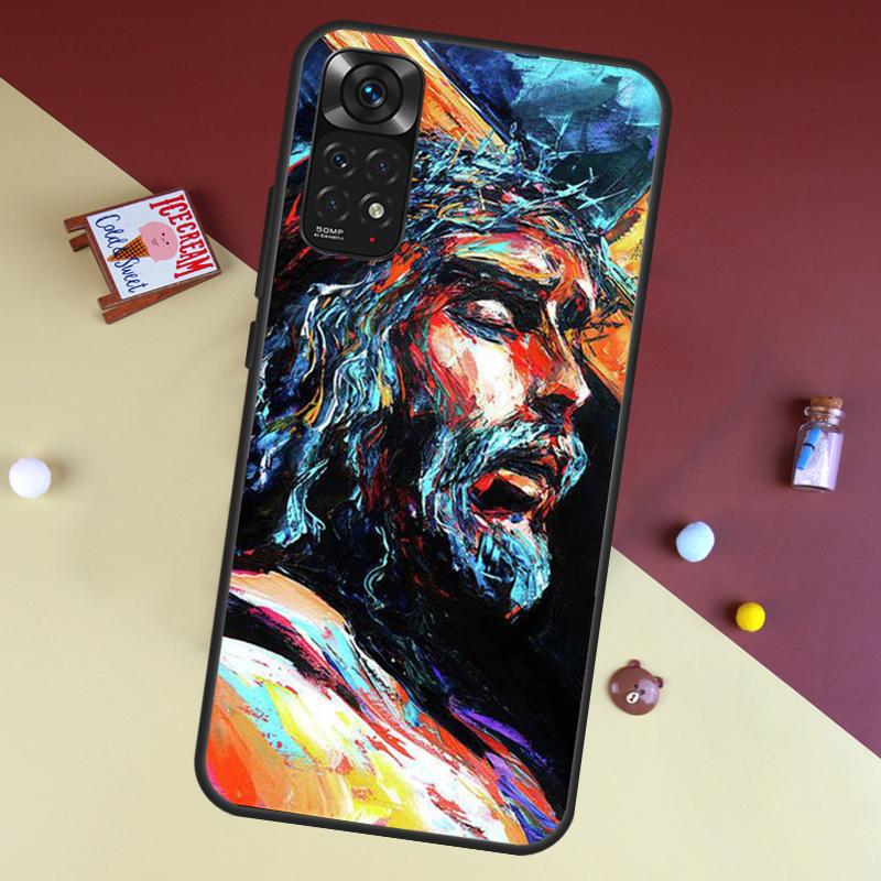 Jesus Christ God For Xiaomi Redmi Note 11 Pro Case For Redmi Note 8 9 12 10 Pro 9S 10S 11S 9A 9C 10C Cover