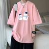 Unisexs Cotton Tshirts White 5XL Unisex Oversized T Shirt SnowUnisex Dog Print Summer Casual Wear Tee Shirts Big Size Male Clothes