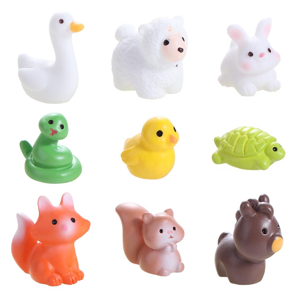 Realistic Zodiac Animals Miniatures Cute Animals Figurines  Office Desk Accessories