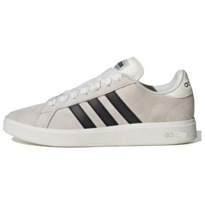 Grand Court Base 00s Low Top Skateboard Shoes Men's White Black - JQ2719
