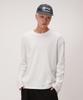 Dibellobeu Basic Waffle Long Sleeve_Ivory
