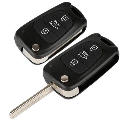 New Replacement Remote Car Key Shell 3 BT Flip Folding Key Case For Kia K2 K5 Rio 3 Picanto Ceed Cerato Sportage For Hyundai
